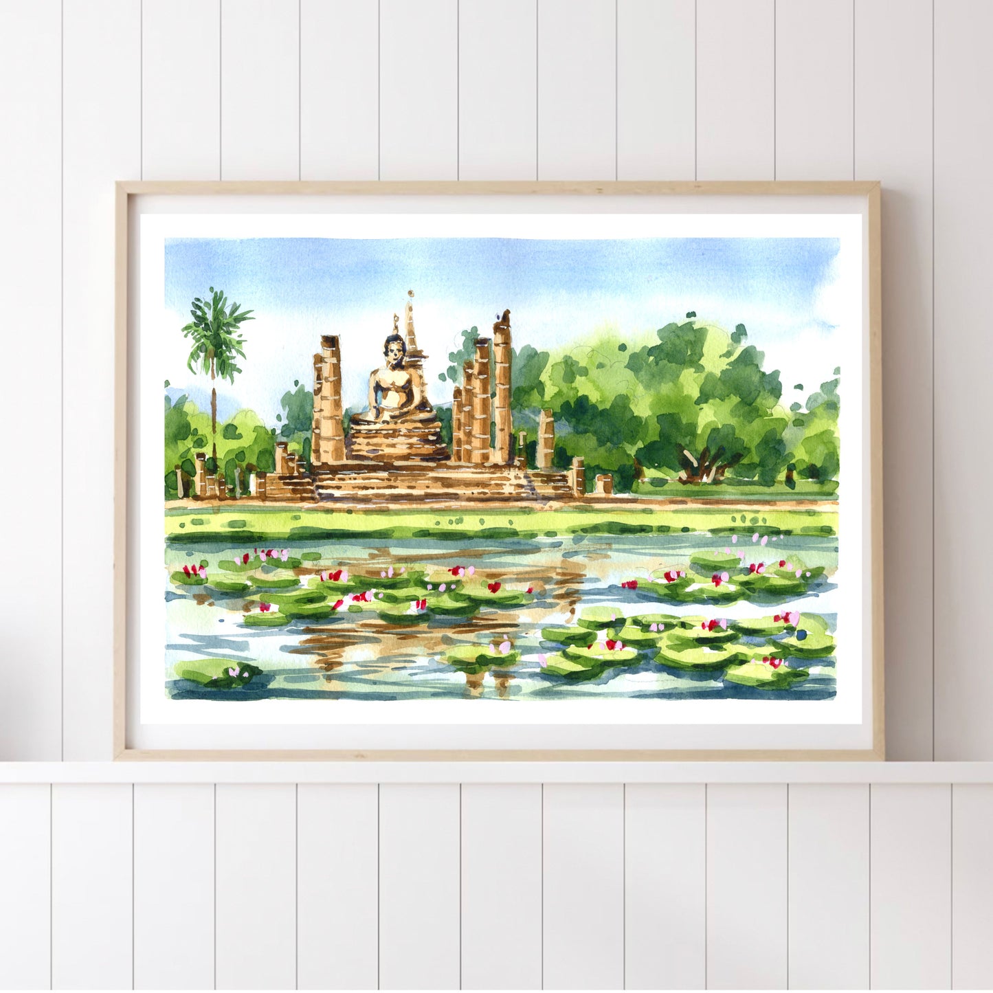 Thailand Watercolor Print